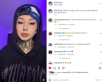 La artista publicó el video el jueves 18 de junio de 2026 - crédito @keilinchh/IG