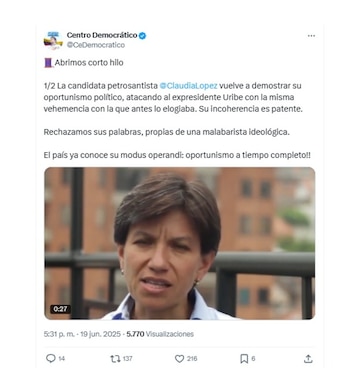 Con esta publicación, el Centro