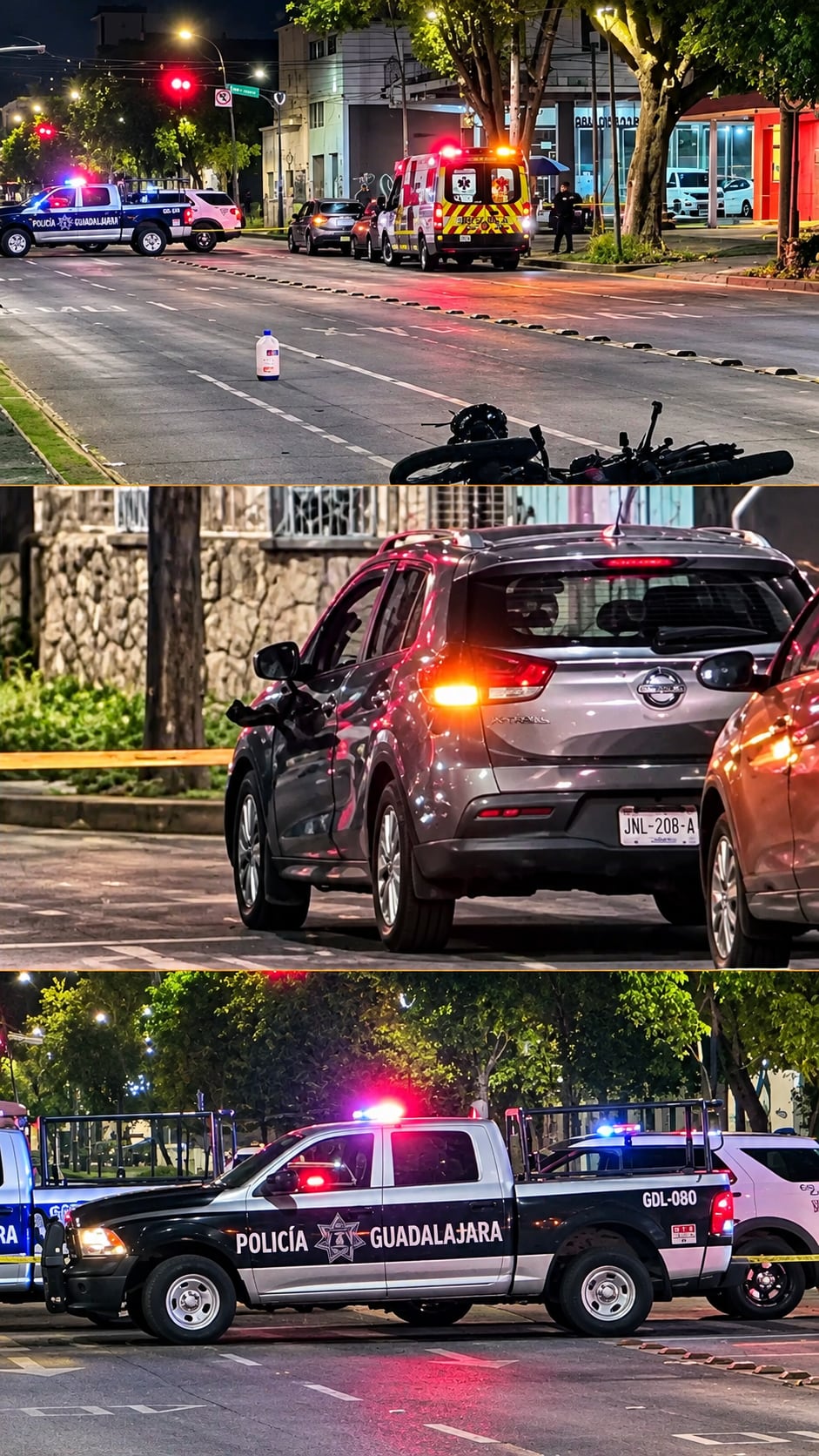El incidente ocurrió cerca de las 5:00 horas en el cruce de la avenida Enrique Díaz de León y Juárez-Vallarta, en las inmediaciones del edificio de Rectoría de la Universidad de Guadalajara (X: Jalisco Rojo)