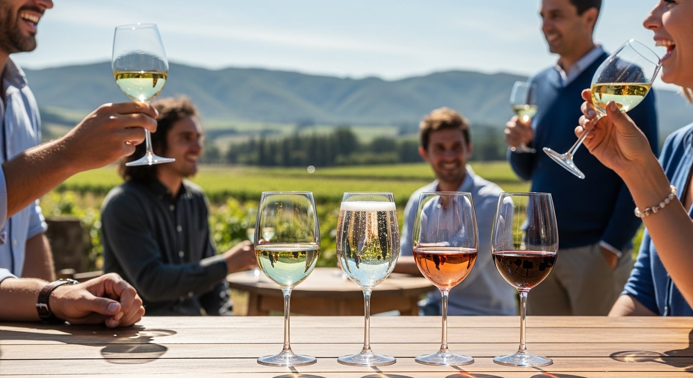 Blancos, naranjos, espumosos y tintos jóvenes amplían las opciones de vino para acompañar una picada argentina, con estilos frescos y de poco cuerpo (Imagen Ilustrativa Infobae)