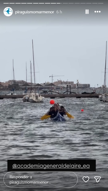 La princesa Leonor y sus compañeros en la regata universitaria (Instagram)