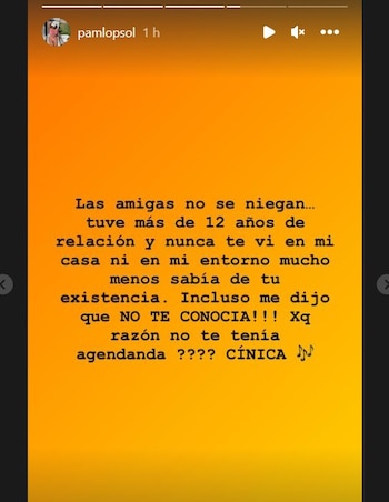 Pamela López responde a la