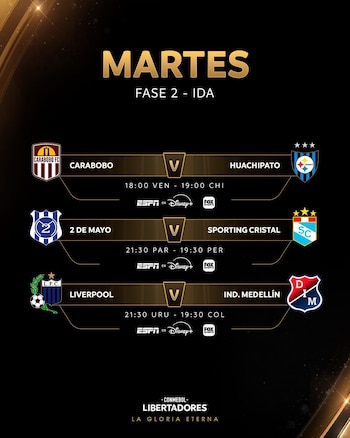 Así se jugará la fecha