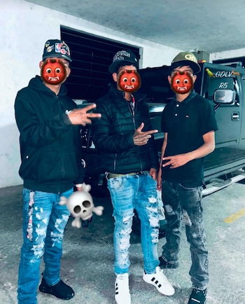 Gente de La Venada, uno de los brazos armados del Cártel de Los Reyes. (Captura de pantalla)