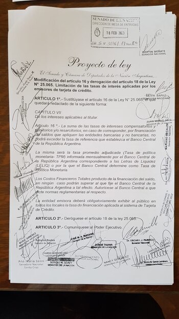 El proyecto de ley K