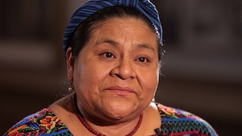 Rigoberta Menchú llama en Panamá