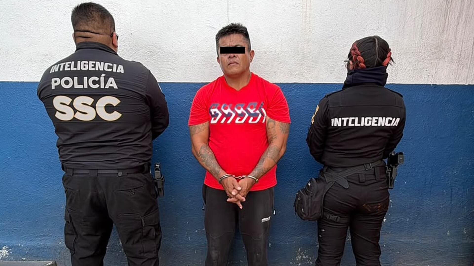 Detienen a "El Pary", presunto integrante de La Unión Tepito, en el Centro Histórico