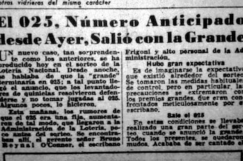 La noticia que salió en