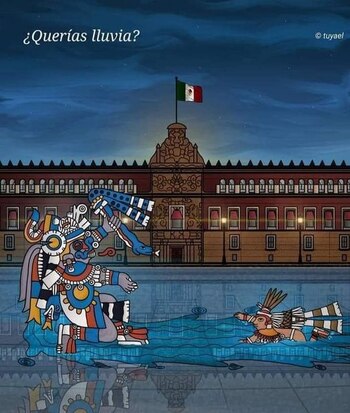 Tláloc Meme 11 (Palacio Nacional)