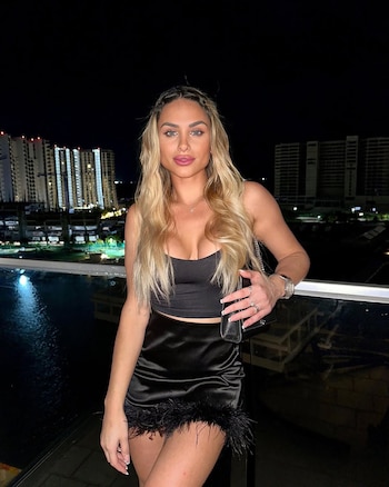 Ayelén Sebastián y Edwin Cetré