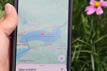 Google Maps - lago Ontario - Lago América- tecnología - 30 de agosto