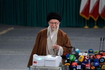 El líder supremo de Irán,