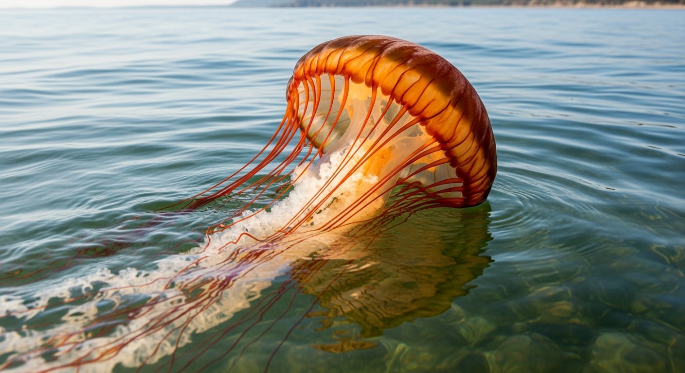 Nueva Inglaterra registra desde julio una proliferación de medusas melena de león en playas de Massachusetts, Cape Cod, Nantucket y la North Shore. (Imagen Ilustrativa Infobae)