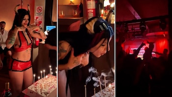 Cazzu festejó a lo grande