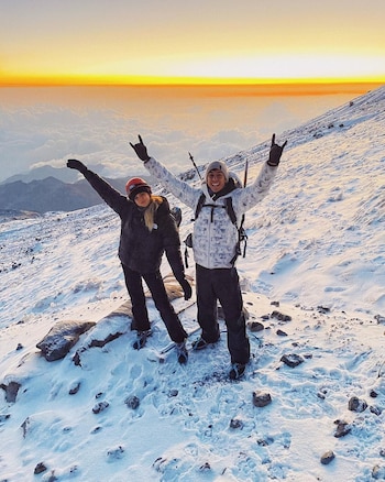 Ambos artistas mostraron a través