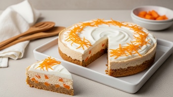 Postre saludable: pastel de zanahoria sin horno para perder peso
