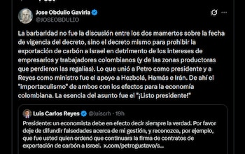 Jose Obdulio Gaviria criticó el