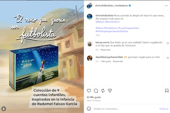 Es una colección de 9 cuentos ilustrados - crédito elninofutbolista / Instagram