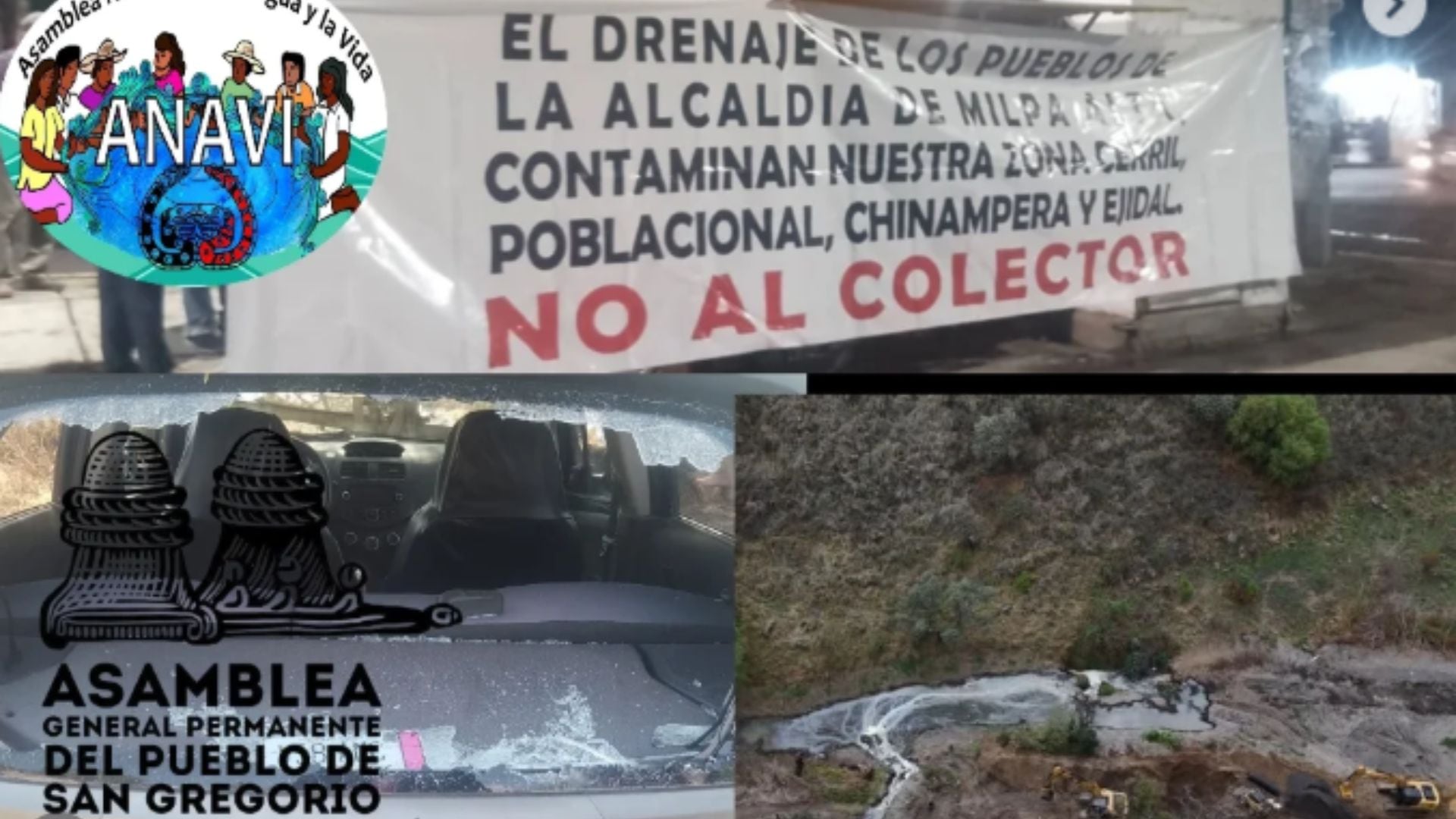 La historia de quienes intentan proteger su territorio enfrenta nuevos riesgos mientras persiste la exigencia de escuchar a la comunidad. | (Crédito: Facebook/Asamblea General Permanente del Pueblo de San Gregorio Atlapulco)