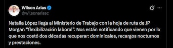 Wilson Arias - crédito @wilsonariasc/X