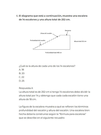 Una de las consignas matemáticas que deberán responder los estatales
