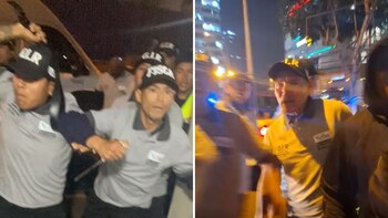 Agresión de fiscalizadores de La