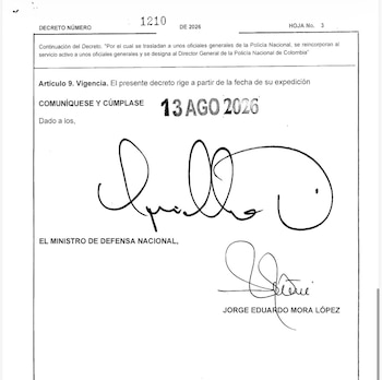 La reincorporación incluye una condición institucional precisa: los tres oficiales generales ingresarán con la misma antigüedad que tenían al momento de su retiro - crédito Minsiterio de Defensa