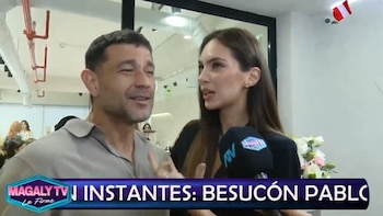 ¿Crisis antes del aniversario? Natalie Vértiz expone a Yaco por olvidar detalles en sus 11 años de casados. Captura: Magaly TV La Firme.