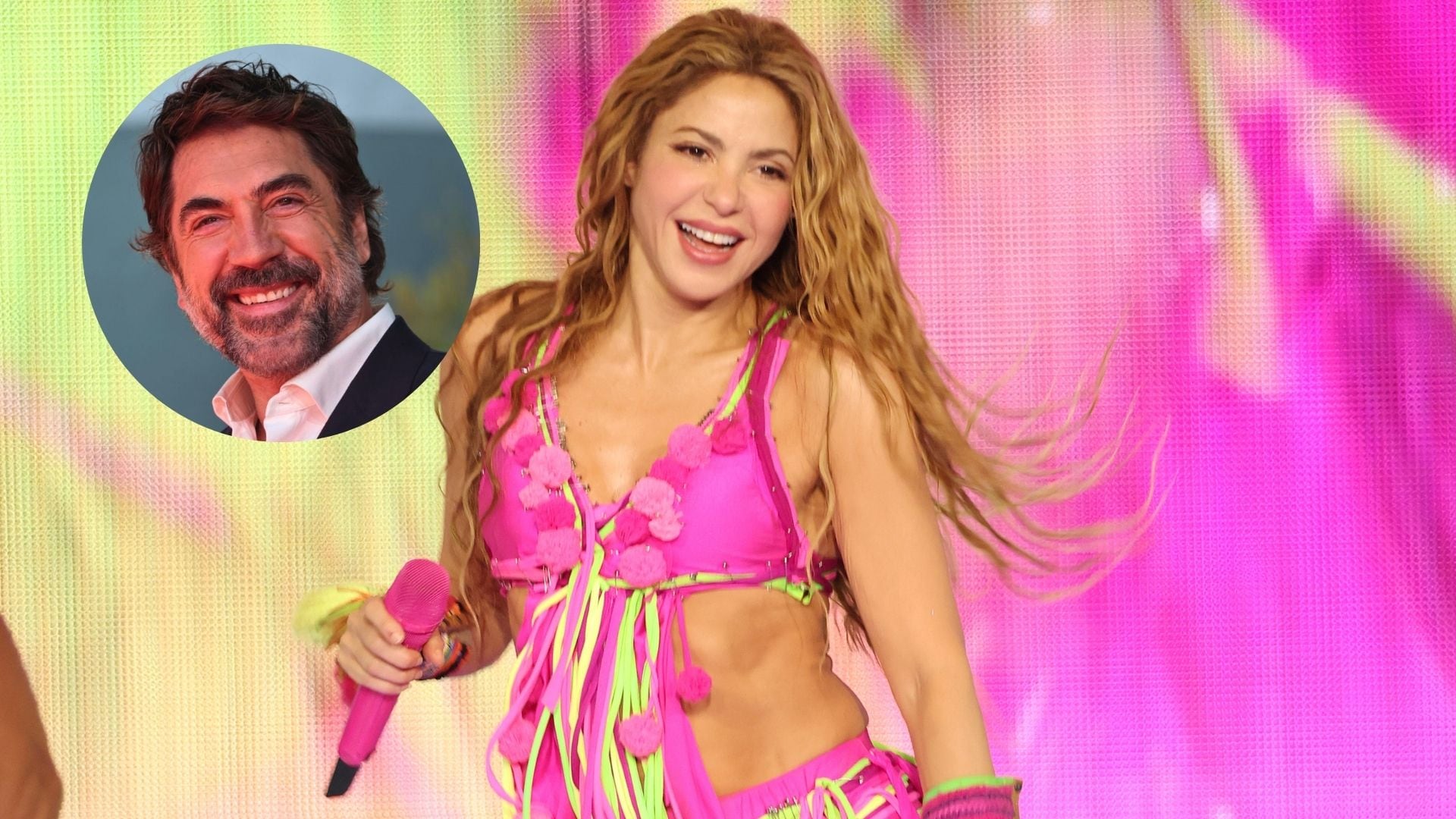Javier Bardem se robó las miradas en concierto de Shakira en Nueva York: la cantante reaccionó a su euforia al ritmo de ‘Dai Dai’