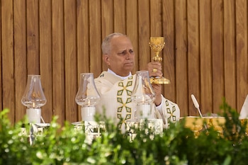 El Papa León XIV oficia la solemnidad del Corpus Christi en Madrid con una misa y posterior procesión eucarística en el entorno de la capital.