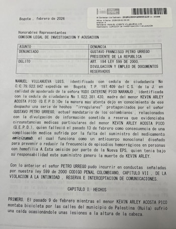 A través de este documento