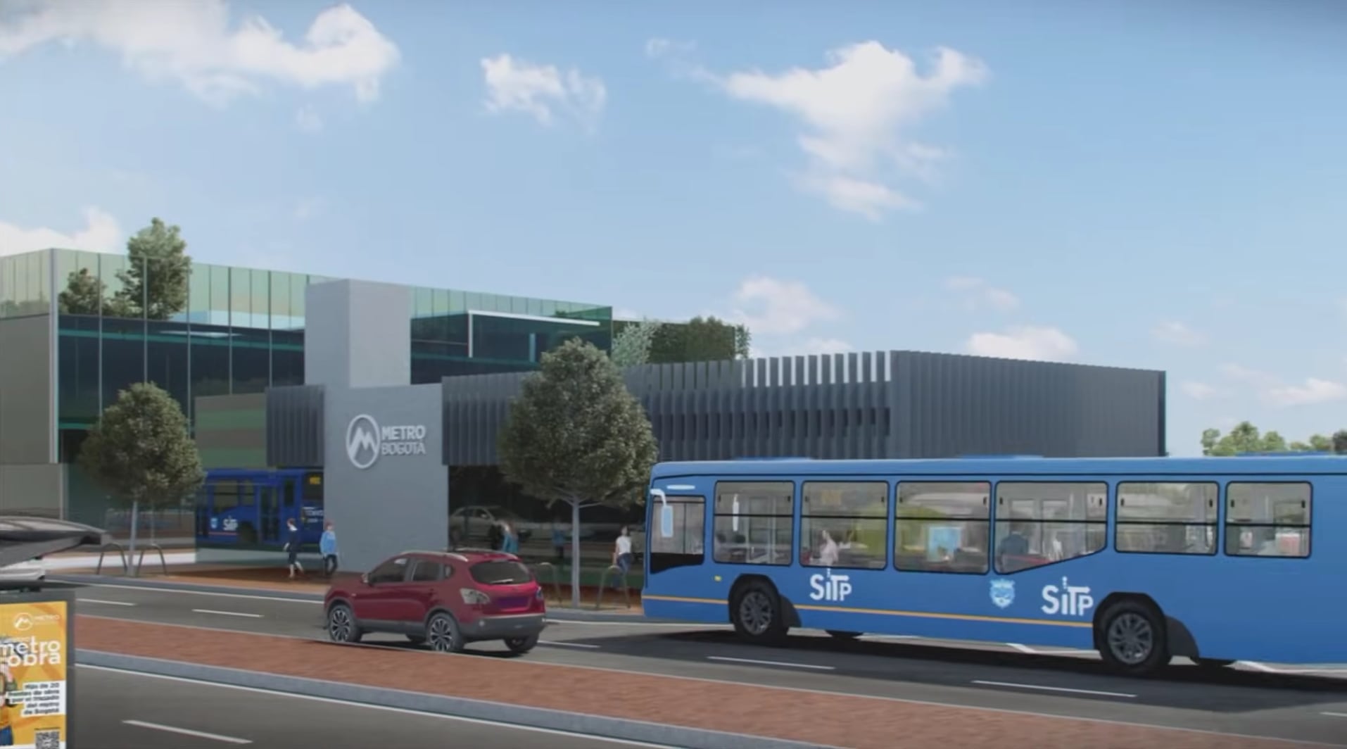 La Línea 2 estará vinculada con cinco troncales de TransMilenio y con la Línea 1 del Metro, agilizando transferencias y facilitando la conectividad - crédito Empresa Metro de Bogotá/YouTube