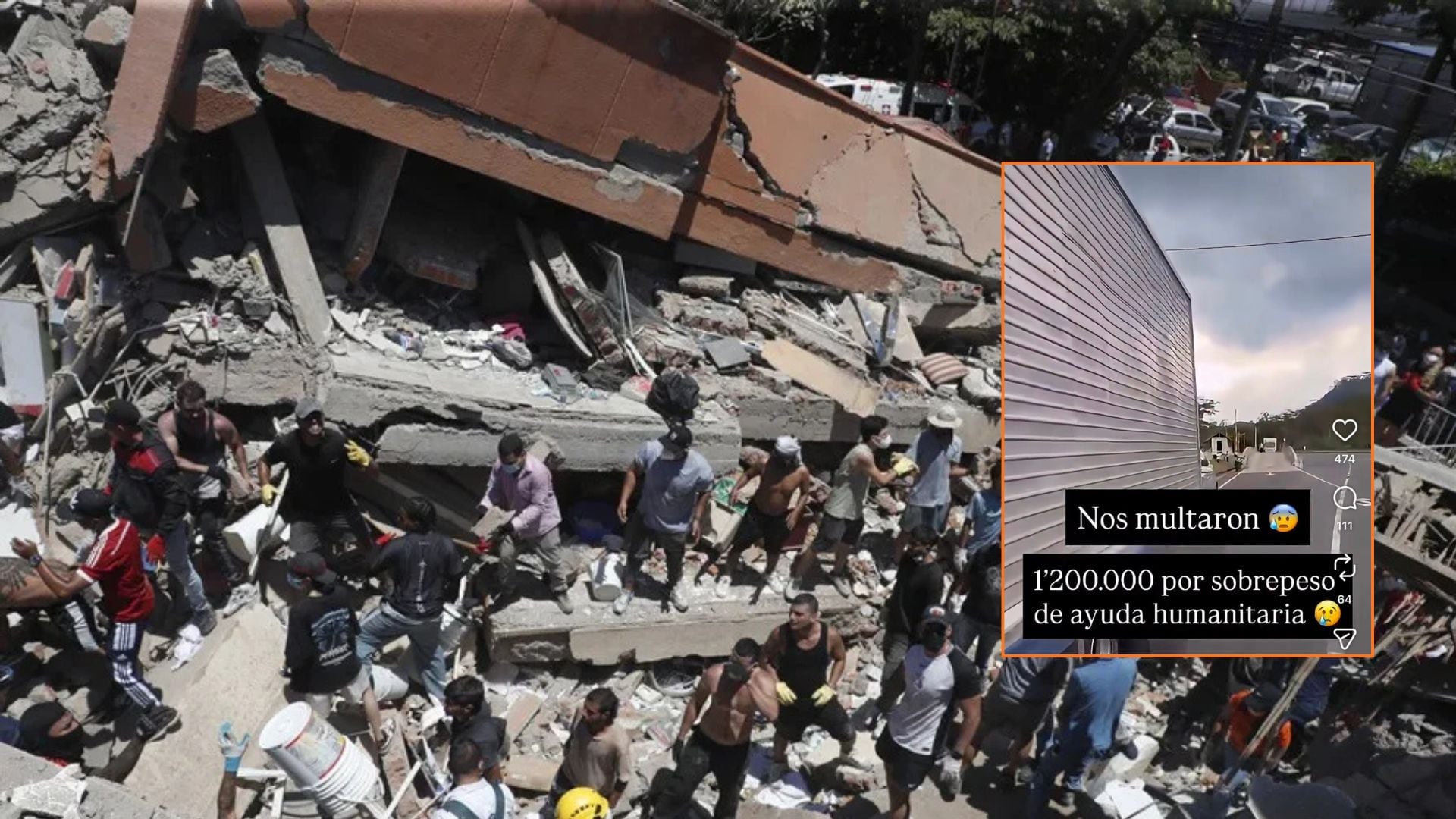 ANI niega multas y cobros a transportadores de ayuda humanitaria