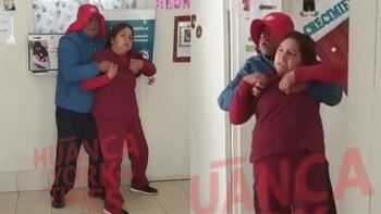 Personal de salud y policías