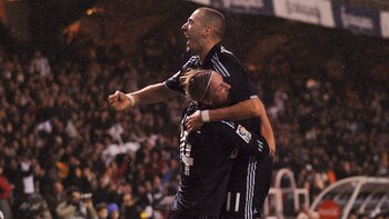 Guti y Benzema conformaron una