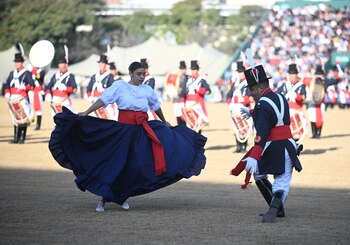 También hubo actos de danzas