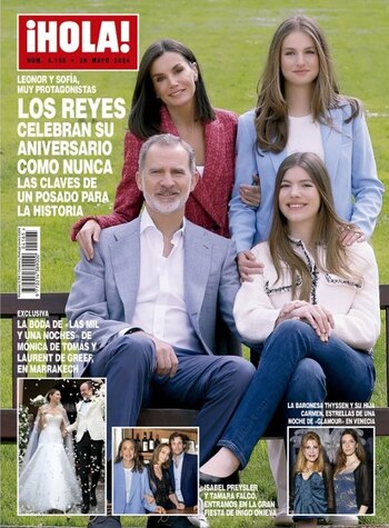 Portada de la revista '¡Hola!'