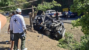 Grave accidente vial dejó dos