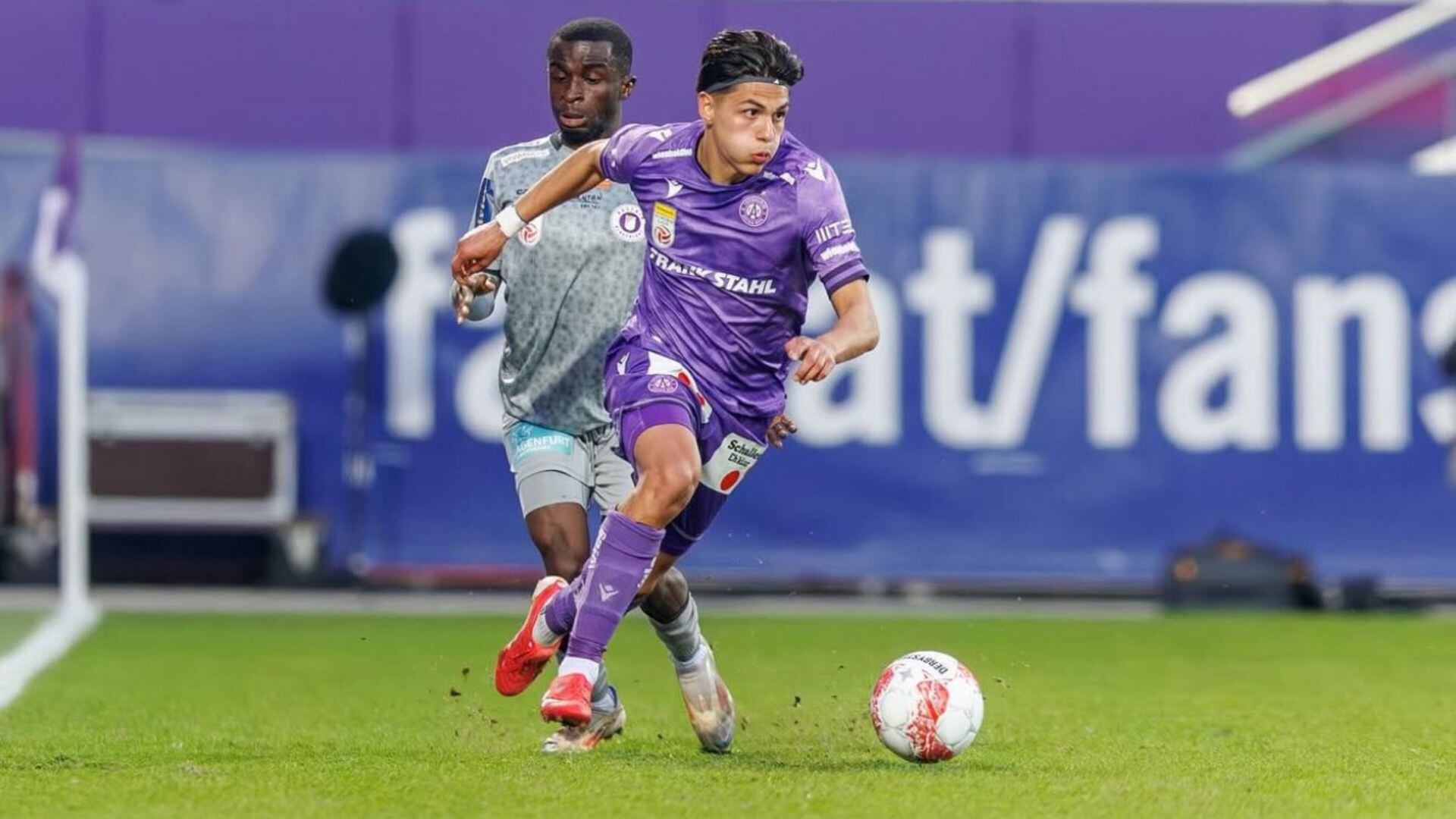 Matteo Pérez, destacado marcador de Austria Viena. - Crédito: AFP