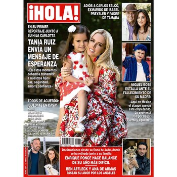 Tania Ruiz posó en familia