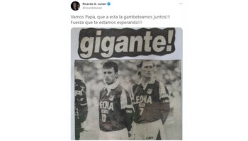 Trino de Ricardo Lunari apoyando