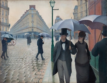 Calle de Paris en un día de lluvia - Caillebotte