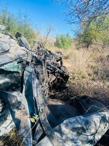 El aparatoso accidente fue reportado