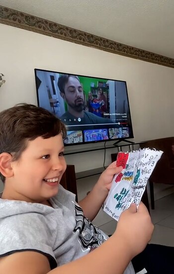 El pequeño mencionó que ocuparía