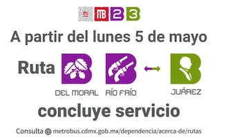 El Metrobús CDMX suspenderá la