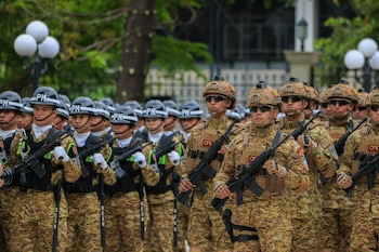 El Salvador envió contingente militar a Haití para reforzar la búsqueda de cuatro soldados desaparecidos. (Cortesía: Fuerza Armada de El Salvador)