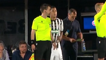 Joao Grimaldo, a los 58' minutos, entró por Xander Severina. - Crédito: Difusión