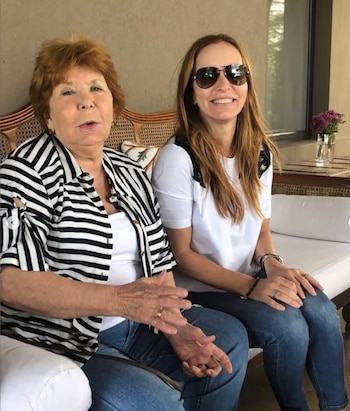 Analía Franchín mostró un carrete de fotos con su madre, quien acaba de fallecer (Instagram)