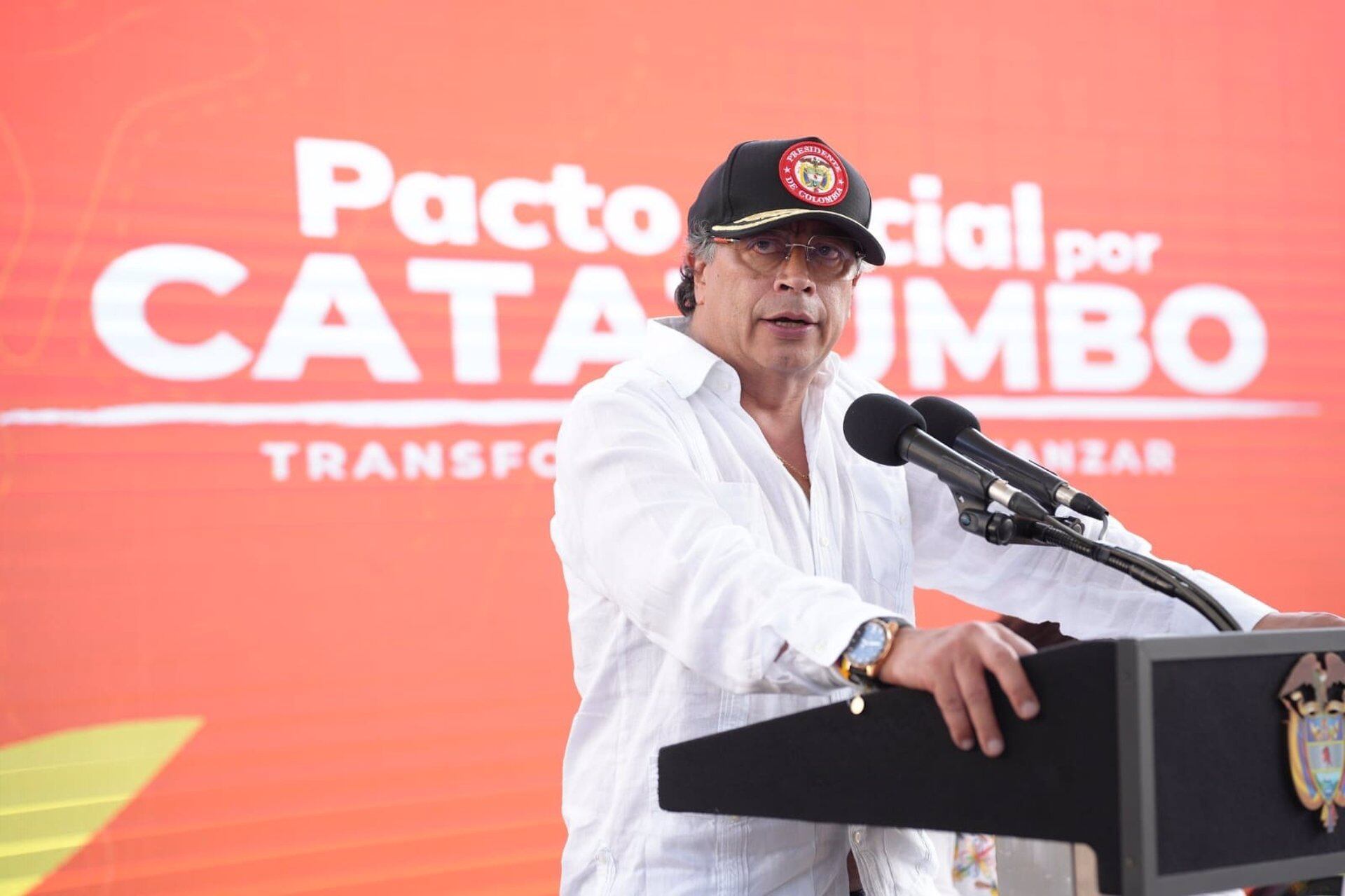 07/03/2025 El presidente de Colombia, Gustavo Petro.El presidente de Colombia, Gustavo Petro, ha declarado este jueves, durante una visita a la región de Catatumbo, en el noreste del país, que hablará con su homólogo venezolano, Nicolás Maduro, para abordar la construcción de una zona económica especial en la frontera.POLITICA PRESIDENCIA DE COLOMBIA EN SU CUENTA DE X