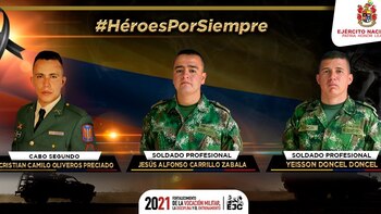 ELN asesinó a tres militares